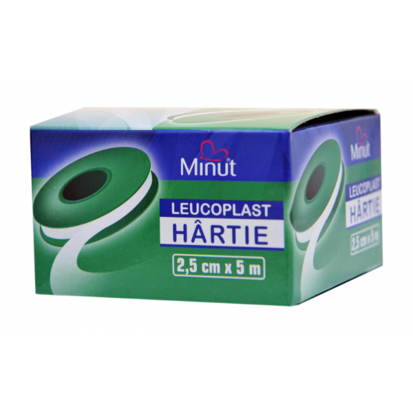 Leucoplast hartie 2.5cm x 5m - Minut
