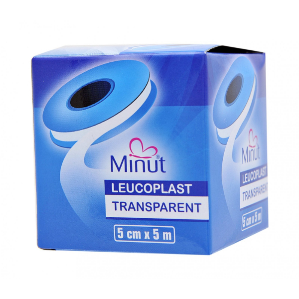 Leucoplast transparent 5cm x 5m - Minut