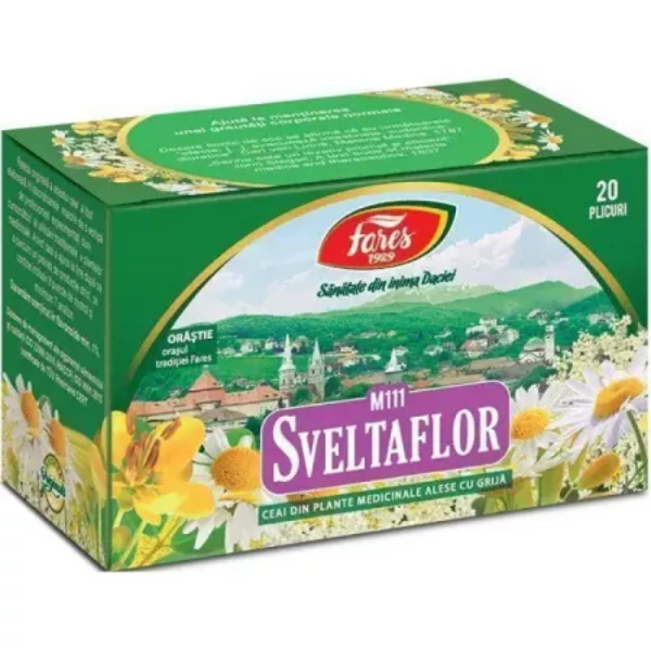 Ceai sveltaflor, M111, 20 plicuri - Fares