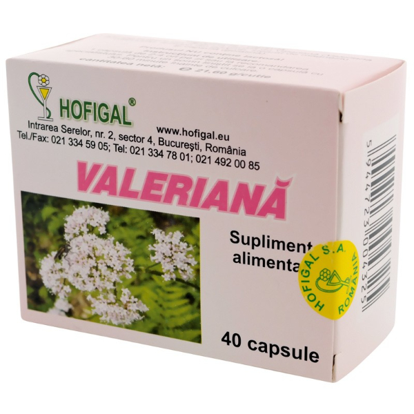 Valeriana, 40 Capsule - Hofigal