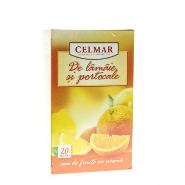 Ceai de lamaie si portocale, 20 plicuri - Celmar