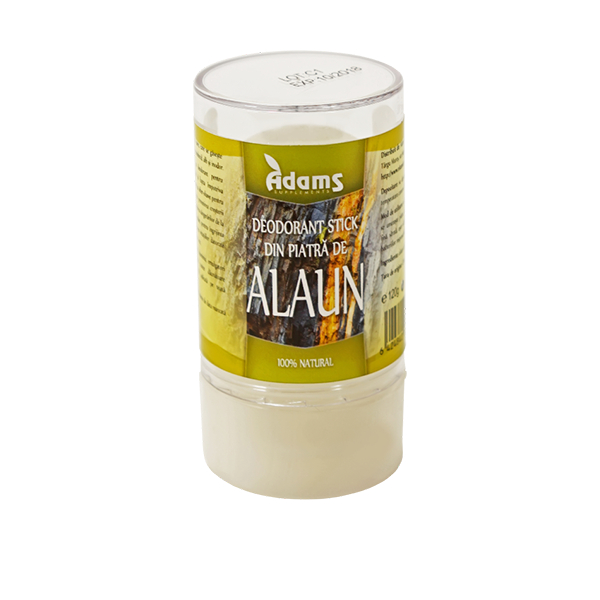 Deodorant stick din piatra de alaun, 120 g - Adams