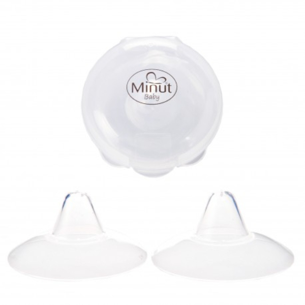 Cupe Protectoare San din Silicon, 2 bucati - Minut Baby