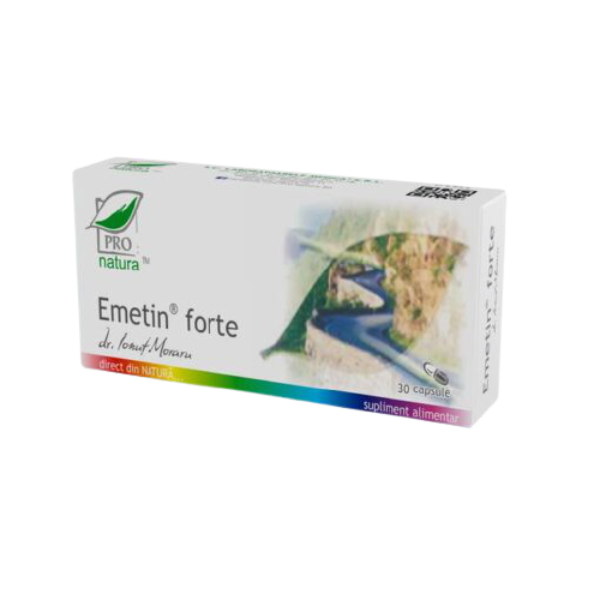 Emetin Forte, 30 capsule - Pro Natura