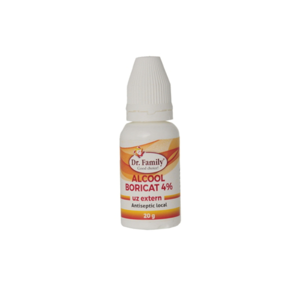 Alcool boricat 4%, 20g - Dr. Family
