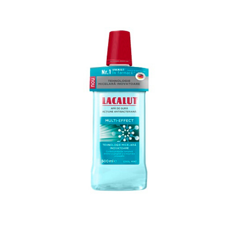 Lacalut apa de gura micelara Multi-Effect, 500 ml - Zdrovit
