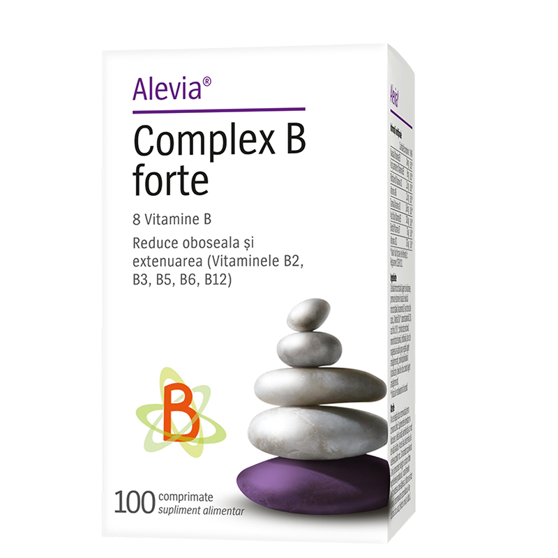 B Complex Forte, 100 Comprimate - Alevia