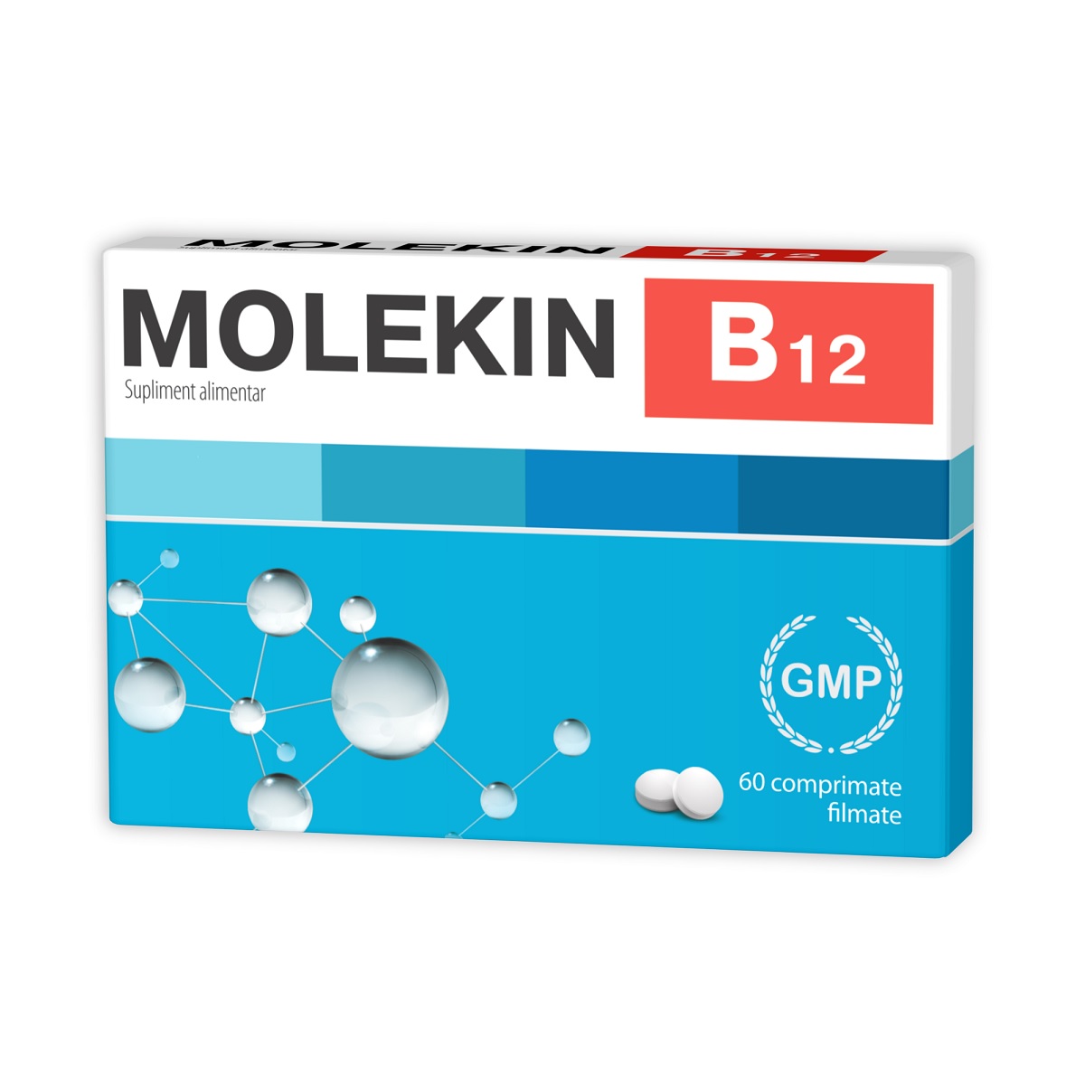 Molekin B12, 60 Comprimate - Zdrovit