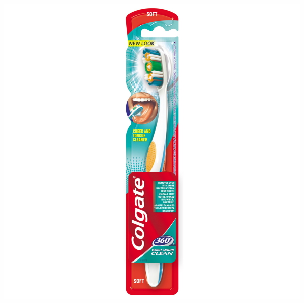 Periuta de dinti 360 Mouth Clean, medium - Colgate