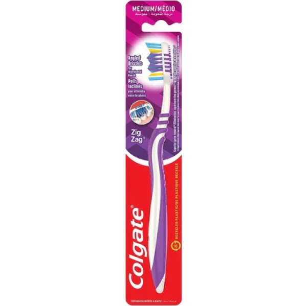 Periuta de dinti Zig-Zag, medium - Colgate