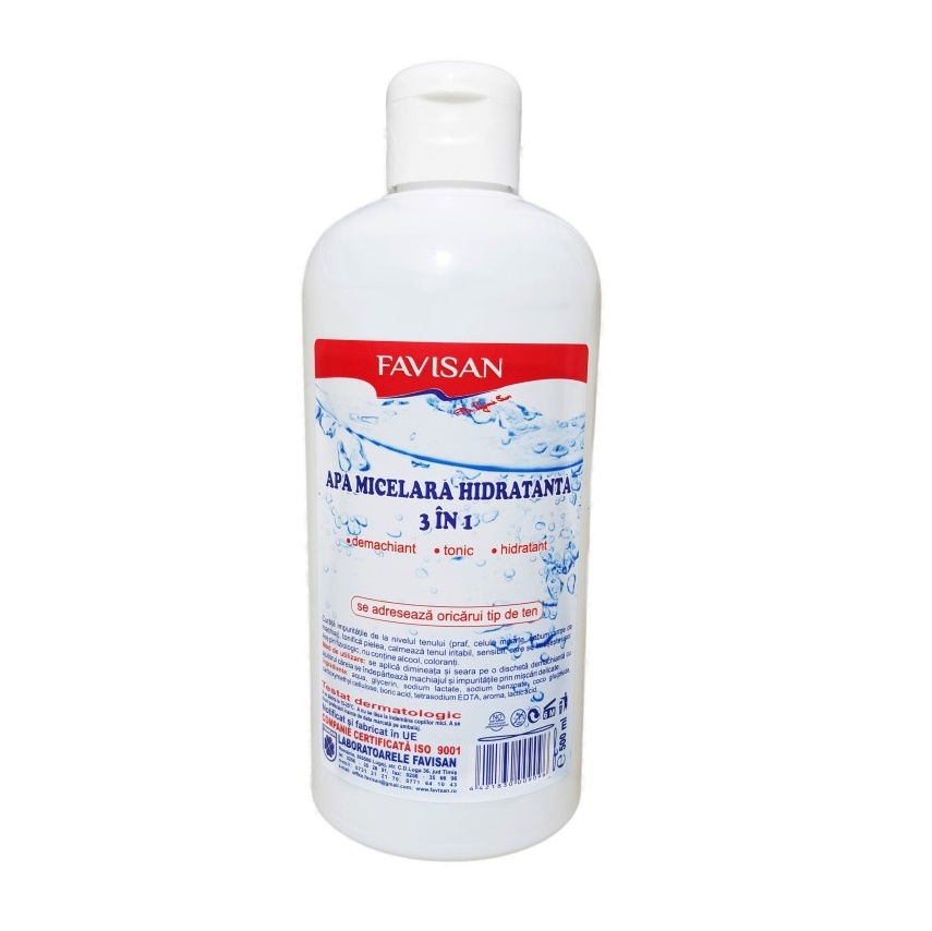 Apa Micelara Hidratanta 3 in 1, 500 ml - Favisan
