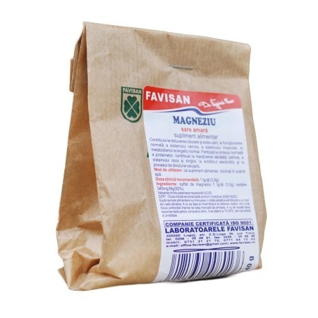 Magneziu (Sare Amara), 40 g - Favisan