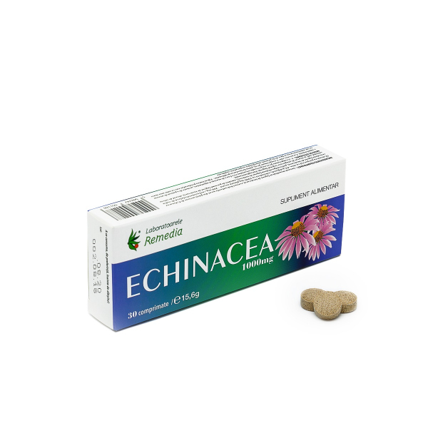 Echinacea 1000 mg, 30 comprimate - Remedia