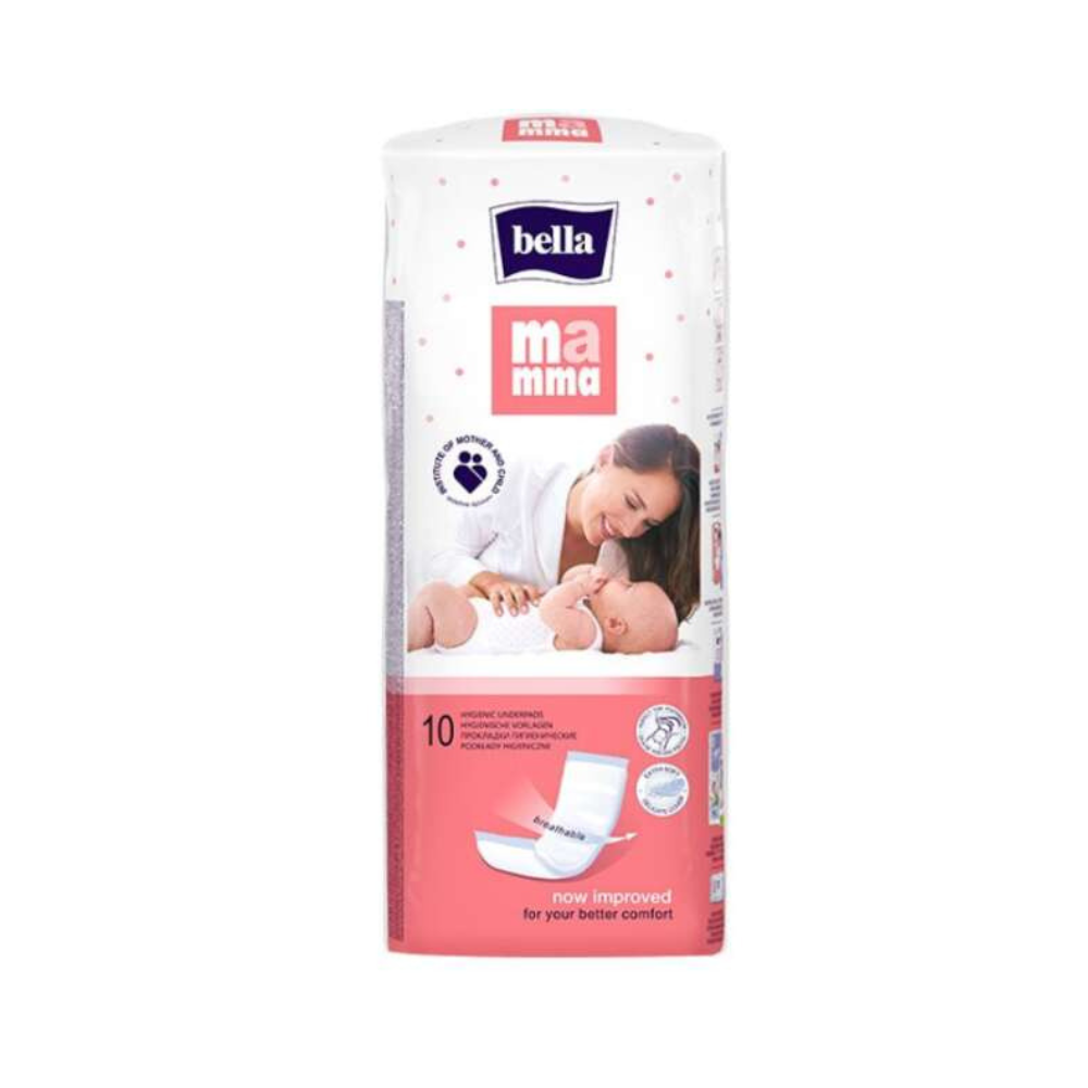 Absorbante Ginecologice Mamma pentru Lauzie 34, 11 cm, 10 bucati - Bella