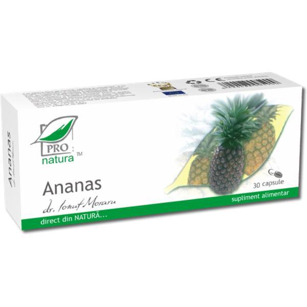 Ananas, 30 capsule – Pro Natura