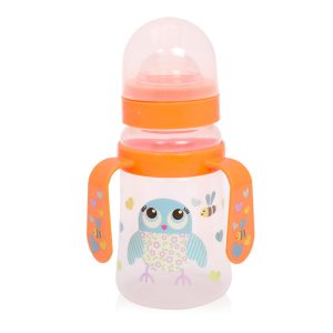 Biberon cu manere si gat larg, 250 ml  1020068  Lorelli