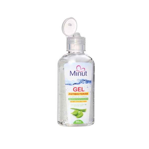Gel Antibacterian cu Aloe Vera, Biocid, 80 ml - Minut