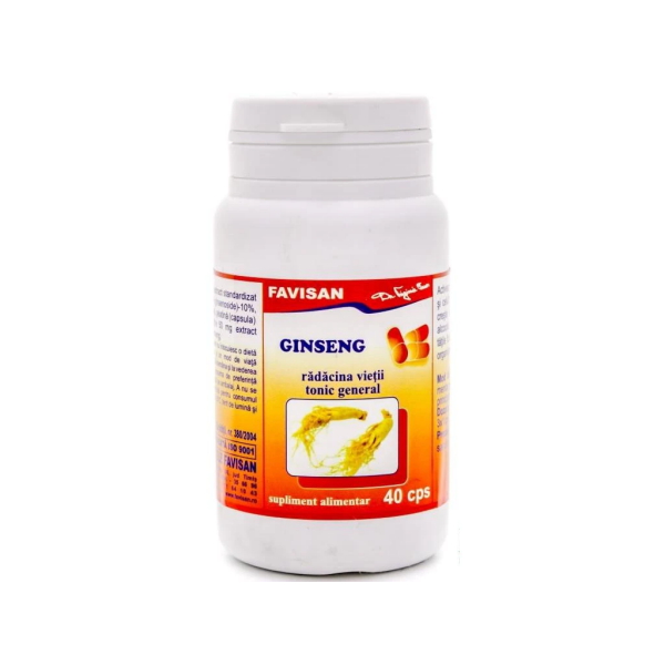Ginseng, 40 capsule - Favisan