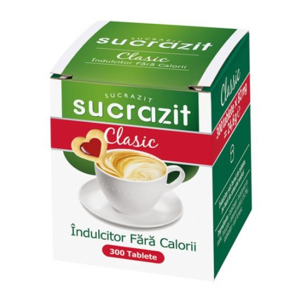 Indulcitor Sucrazit clasic, 300 tablete - Biscol