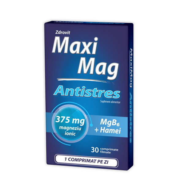 Maximag Antistres, 30 Comprimate - Zdrovit