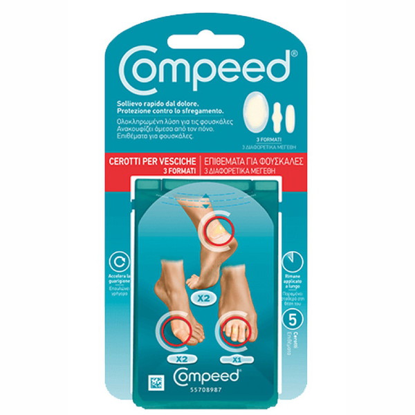 Plasturi basici mixt, 5 bucati – Compeed