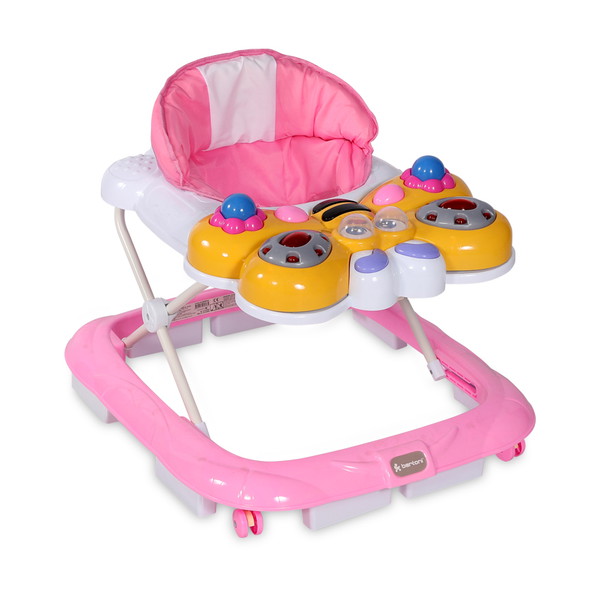 Premergator BW11 cu eurobaza Butterfly pink 1012020 0910 Lorelli – Bertoni front