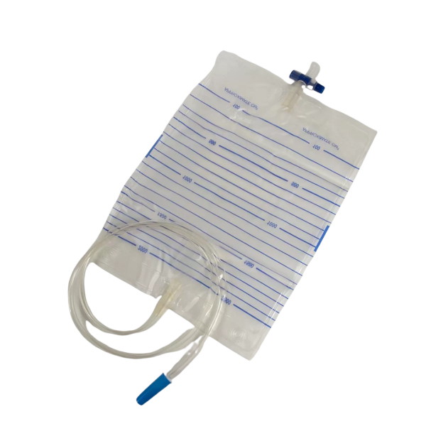 Pungi Urina 2000 ml cu Valva Evacuare Sterile "T" - Euromed