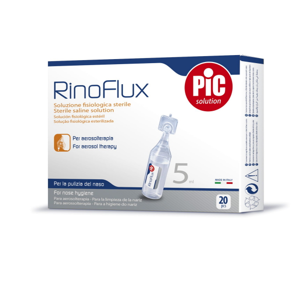 Ser Fiziologic Rinoflux, 5 ml x 20 flacoane - Pic Solutions