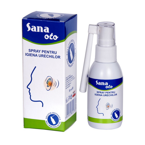Spray pentru igiena urechilor Oto Spray, 50 ml - Sana