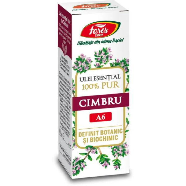 Ulei esential de cimbru A6, 10 ml - Fares