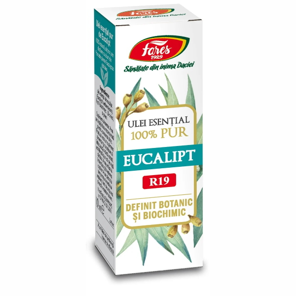Ulei esential de eucalipt R19, 10 ml  Fares