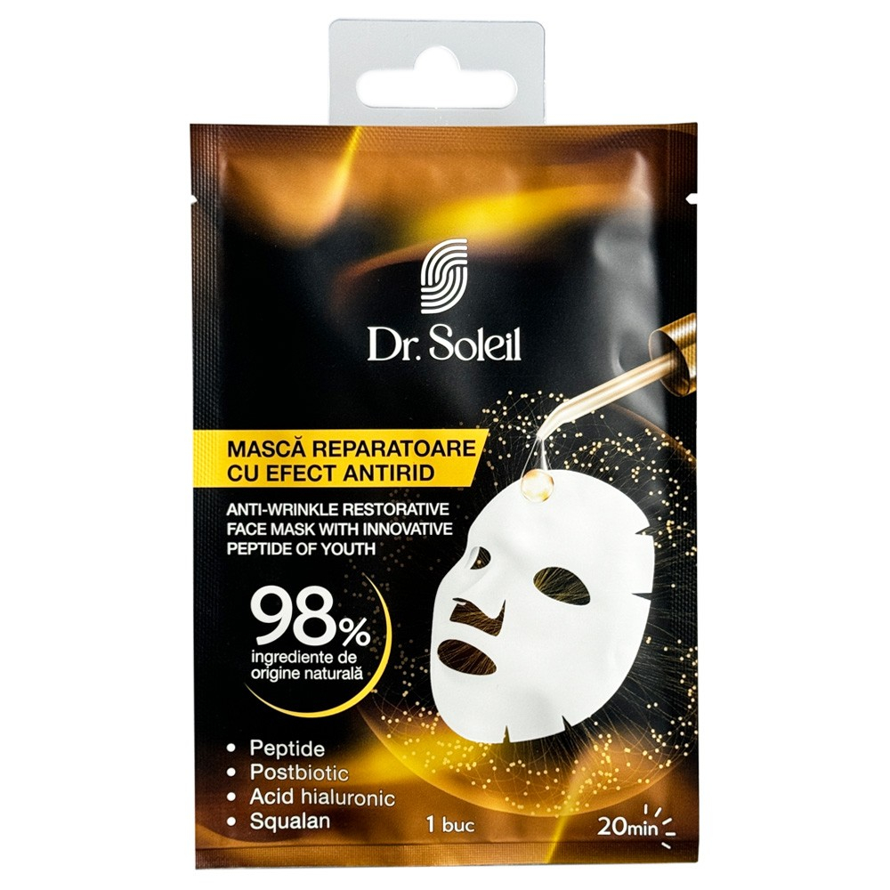 Masca reparatoare cu efect antirid pentru fata - Dr. Soleil
