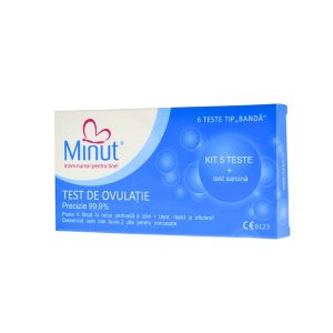 Test Ovulatie Banda, 5 Bucati + Test Sarcina Gratuit - Minut