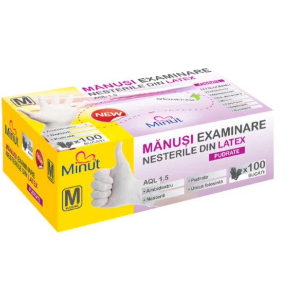 Manusi examinare pudrate, L - Minut