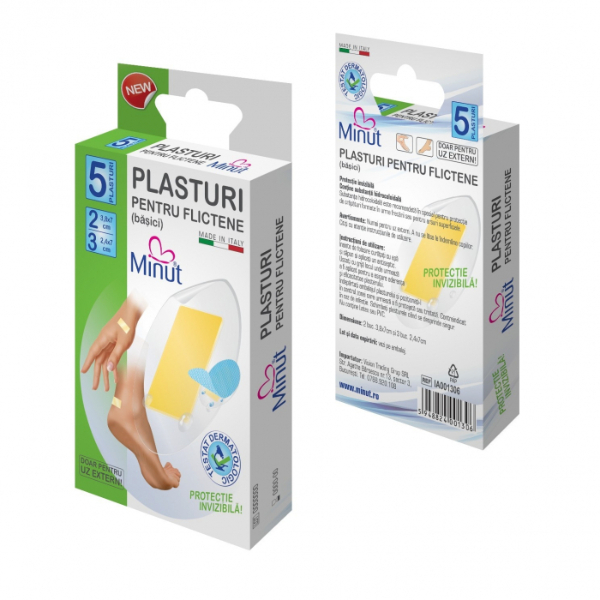 Plasturi flictine (basici) 5 bucati - Minut