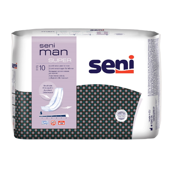 Absorbante Urologice pentru Barbati Seni Man Super, 10 bucati - Seni