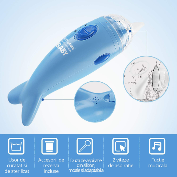 Aspirator nazal muzical electric - Easycare