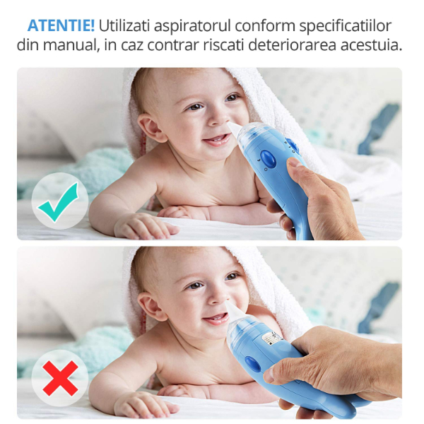 Aspirator nazal muzical electric - Easycare