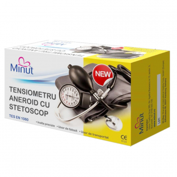 Tensiometru cu Stetoscop – Minut