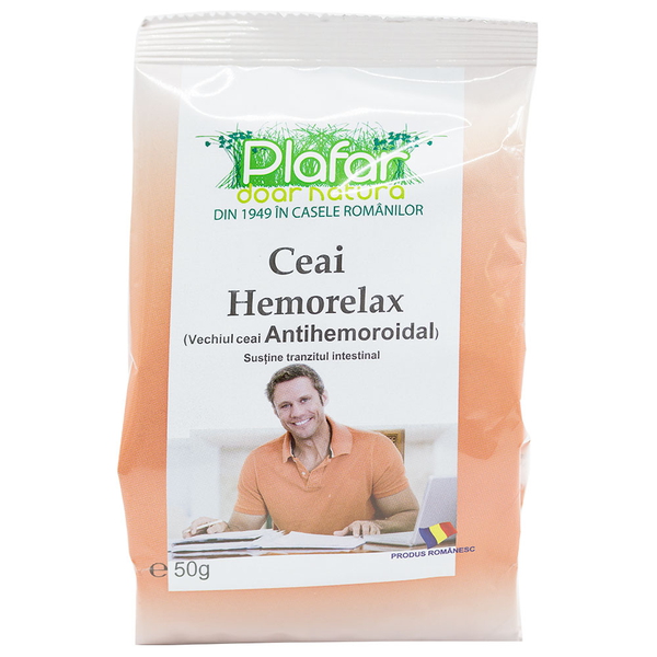 Ceai Hemorelax (Antihemoroidal), 50 g - Plafar