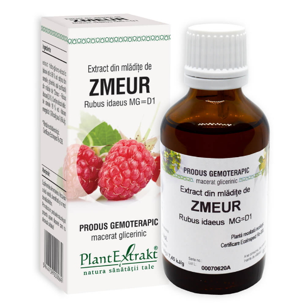 Extract din mladite de zmeur - Rubus idaeus, 50 ml - PlantExtrakt