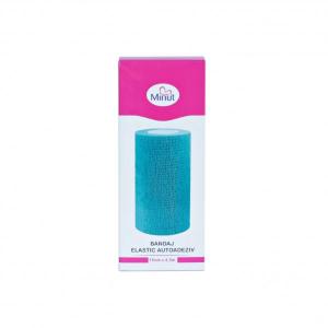 Bandaj autoadeziv verde 15 cm x 4.5 m - Minut