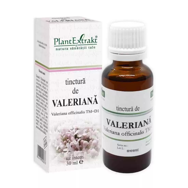 Tinctura de valeriana, 30 ml - PlantExtrakt
