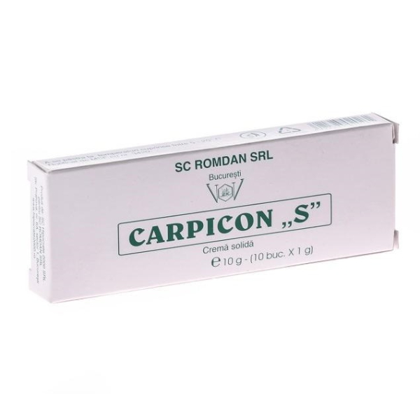 Supozitoare Carpicon S, 10 g - Romdan