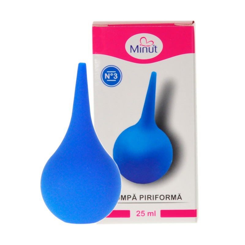 Aspirator pompa piriforma Nr. 3, 25 ml - Minut