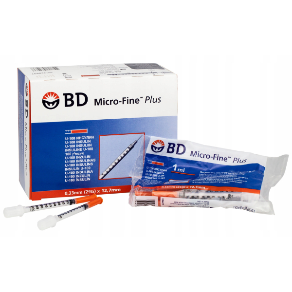 Seringi 1ml insulina cu ac fix G29 - Becton Dickinson