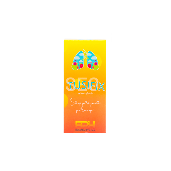 Tusifix Sec sirop fara zahar copii, 100 ml - Helismed Pharma