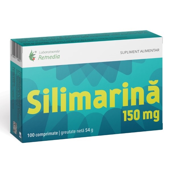 Silimarina 150 mg, 100 comprimate, 20*5 blistere - Remedia