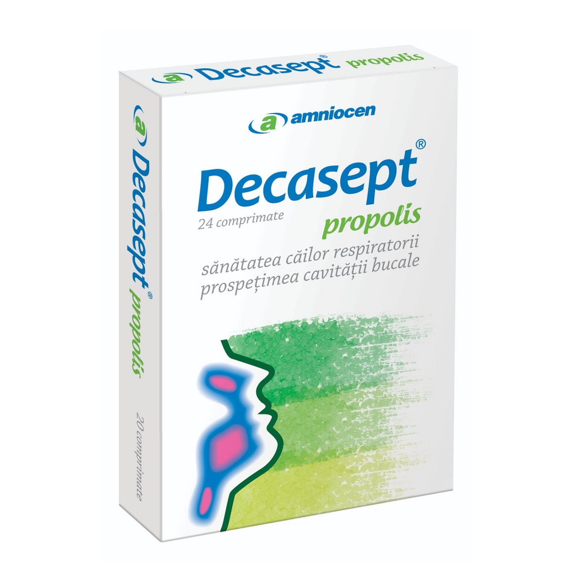 Decasept Propolis, 24 comprimate - Amniocen