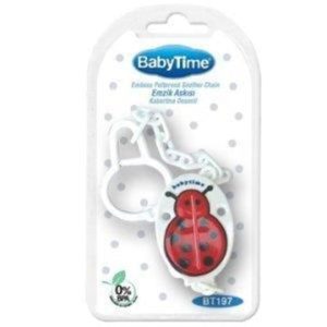 Lantisor suzeta plastic cu clema 197 - Baby Time